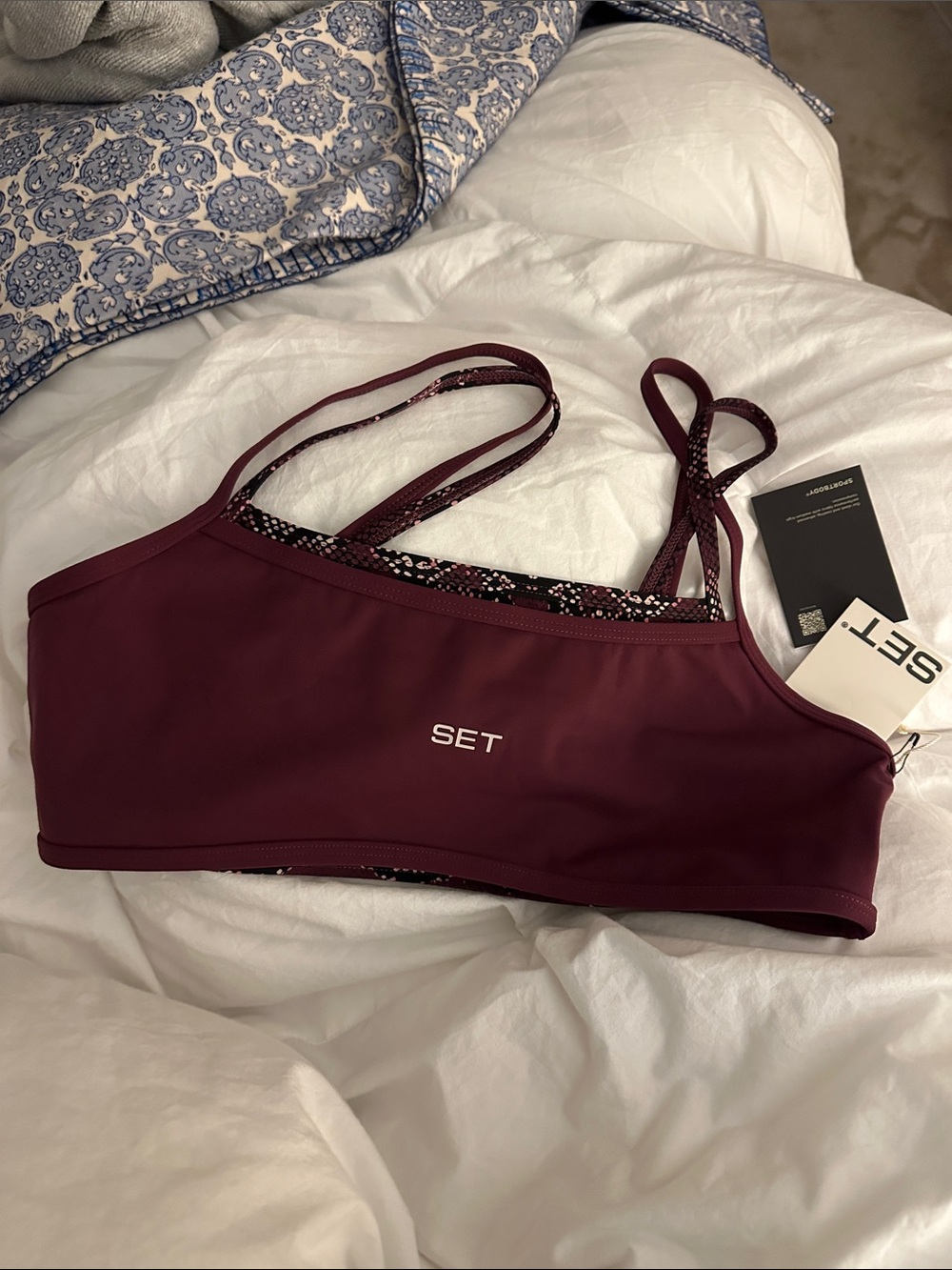 SPORTBODY® SPORTY SNAKE STRAP BRA